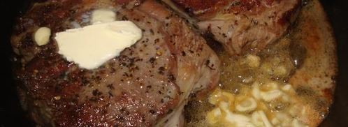 стейк с салатом микс. Шаг 7