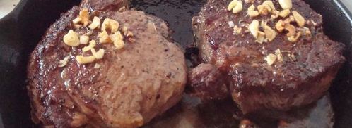 стейк с салатом микс. Шаг 9