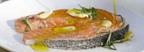 стейк семги на гриле. Шаг 3