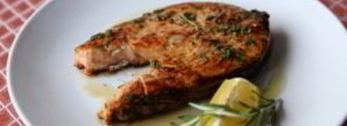 стейк семги на гриле. Шаг 6