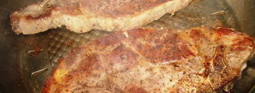 стейк свиной на косточке. Шаг 10