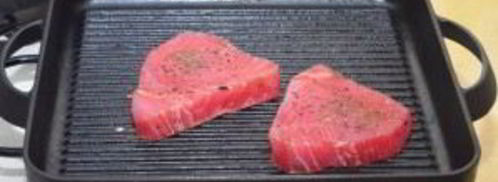 стейк тунца на гриле. Шаг 4