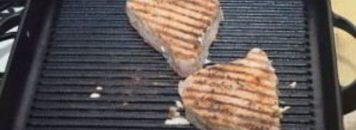 стейк тунца на гриле. Шаг 5