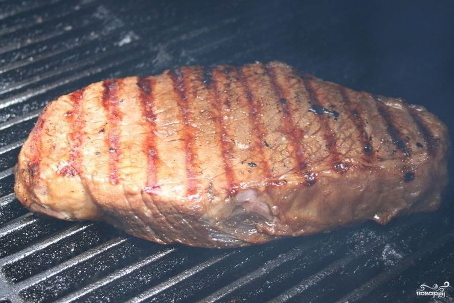 Рецепт стейка в соевом соусе