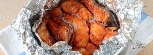 стейки из сома с рисом в мультиварке. Шаг 8