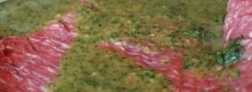 стейки в зеленом маринаде. Шаг 14