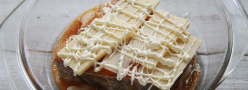 запеченный стейк трески в духовке с сыром. Шаг 4