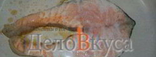 жареный стейк из семги без масла. Шаг 3