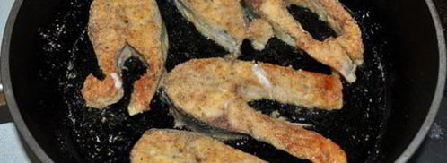 жареные стейки толстолобика. Шаг 6