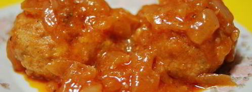 тефтели из семги в томатном соусе. Шаг 12