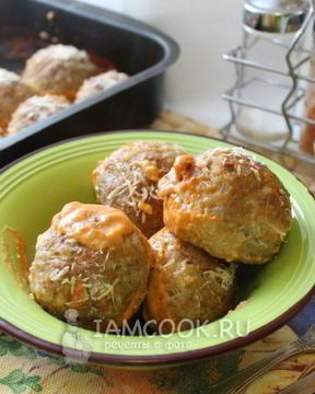 Тефтели мясные в сметанно-томатном соусе