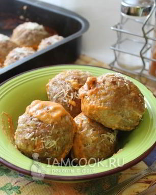 Тефтели мясные в сметанно-томатном соусе