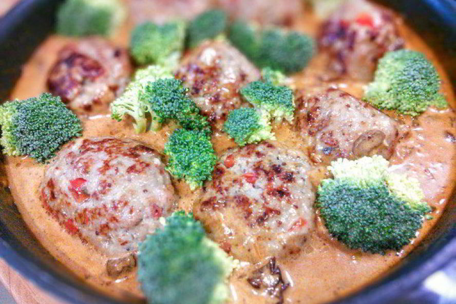 Рецепт тефтелей охотничьи в грибном соусе