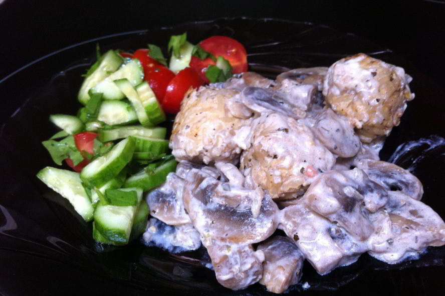 Рецепт тефтелей с грибами