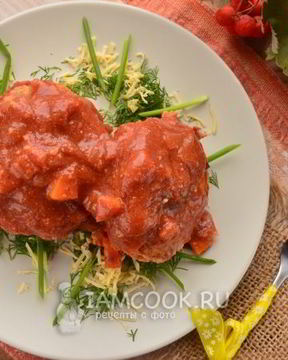 Тефтели с сыром в духовке