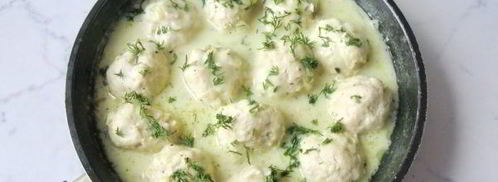 тефтели с яблоками в сметанном соусе. Шаг 13