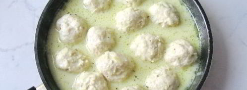 тефтели с яблоками в сметанном соусе. Шаг 12