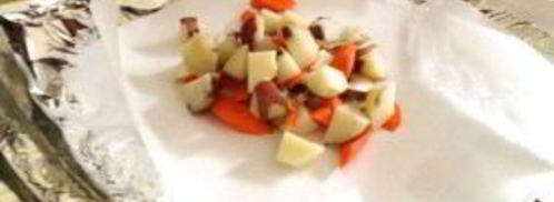 тефтели в фольге. Шаг 4