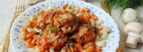 тефтели в грибном соусе. Шаг 14