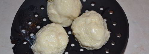 творожные клецки с маковым соусом. Шаг 5