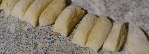 ленивые вареники из картошки со шкварками. Шаг 13