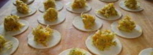 постные вареники с капустой. Шаг 9