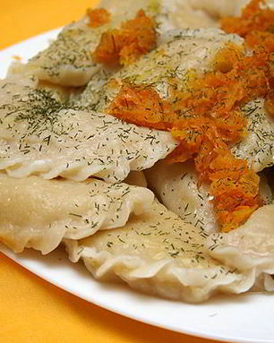 Постные вареники с картошкой