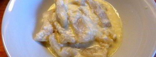 творожно-омлетные ленивые вареники. Шаг 7