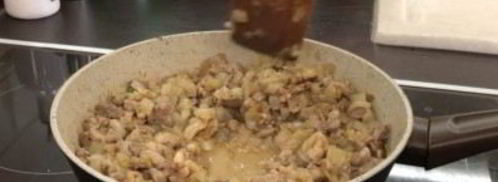 вареники с капустой на пару с зажаркой. Шаг 3