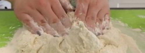 вареники с капустой на пару с зажаркой. Шаг 5