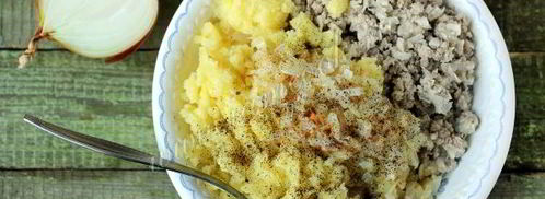 вареники с картофелем и говядиной. Шаг 6