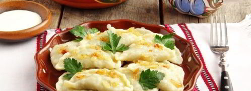 вареники с лесными грибами. Шаг 22