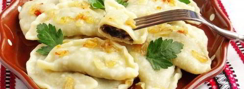 вареники с лесными грибами. Шаг 24