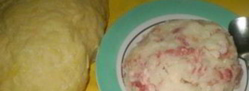 вареники с мясом и картошкой. Шаг 3