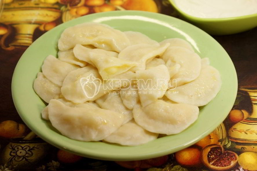 Рецепт вареников с нежным картофелем