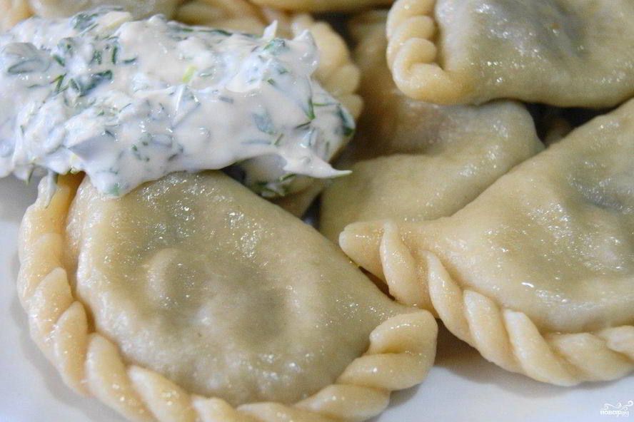 Рецепт вареников с редькой