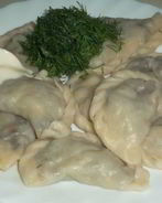 Вареники с шампиньонами