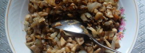 вареники с шампиньонами. Шаг 4