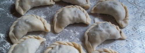 вареники с шампиньонами. Шаг 8