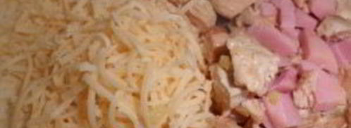 вареники с сыром и ветчиной. Шаг 3