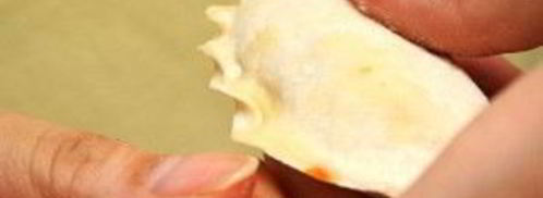 вареники с сыром и ветчиной. Шаг 4