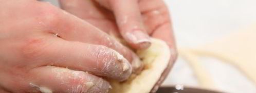 вареники с яблоком и корицей. Шаг 9