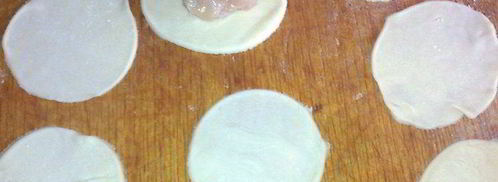 заварные пельмешки с куриным мясом. Шаг 5