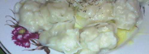 заварные пельмешки с куриным мясом. Шаг 8