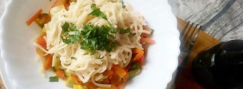 яичная лапша с овощами. Шаг 7