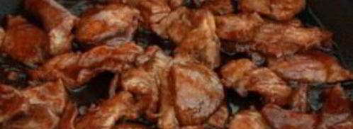 яичная лапша со свининой и овощами. Шаг 4