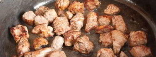 жаркое из говядины с сухофруктами и миндалем. Шаг 4