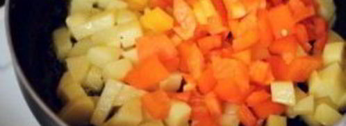 жаркое из индейки на сковороде. Шаг 7