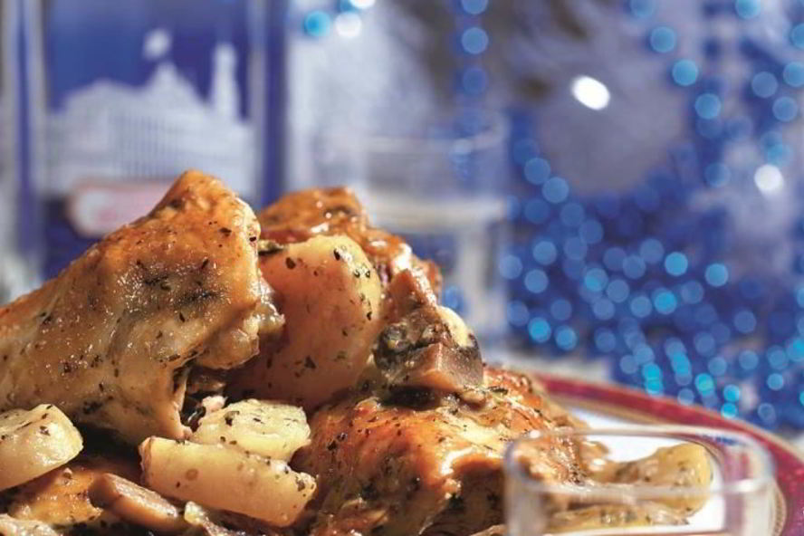 Рецепт жаркого из индейки с картошкой в мультиварке