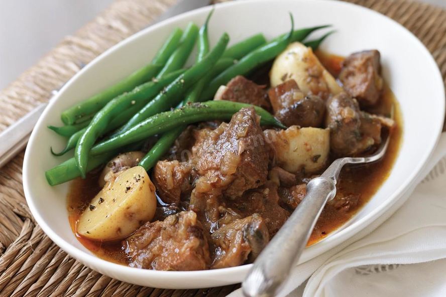 Рецепт жаркого из свинины с грибами